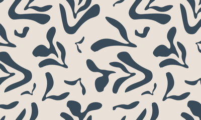 Hand drawn contemporary abstract print. Modern fashionable template for design