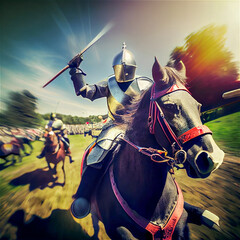 Naklejka premium Joust