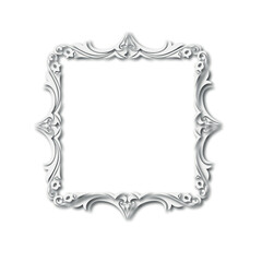 Frame, in the style of an ornament, Vector illustration eps 10, Art.	