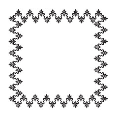 Frame, in the style of an ornament, Vector illustration eps 10, Art.	