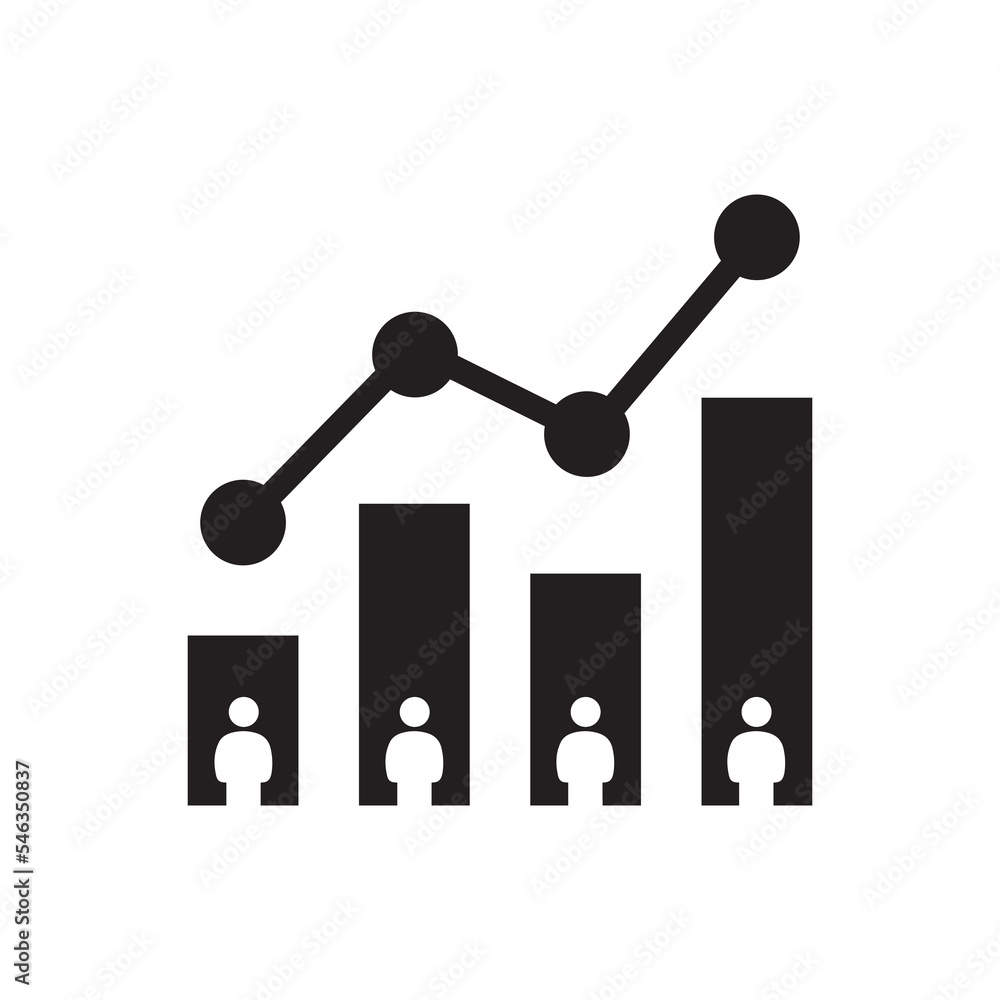 Poster exit polling icon vector illustration
