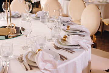 wedding table setting