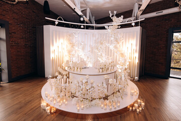 wedding reception area