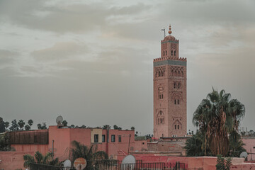 Obraz premium Koutoubia Mosque in Marrakech in Morocco, North Africa
