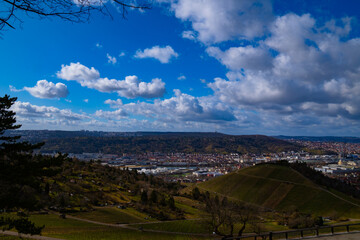 landscape with clouds