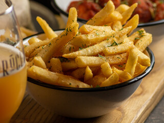french fries in a bowl