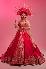 Obraz na płótnie Canvas carnival halloween dress