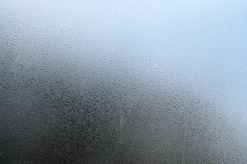 Glass and condensation on it, cooling on the street and consequences in poorly heated houses.