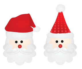 Santa Clause icon. vector illustration