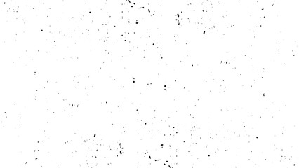 Speckled black ink drops on transparent background