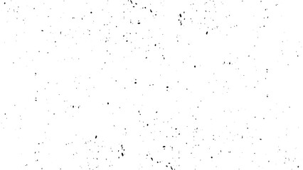 Speckled black ink drops on transparent background