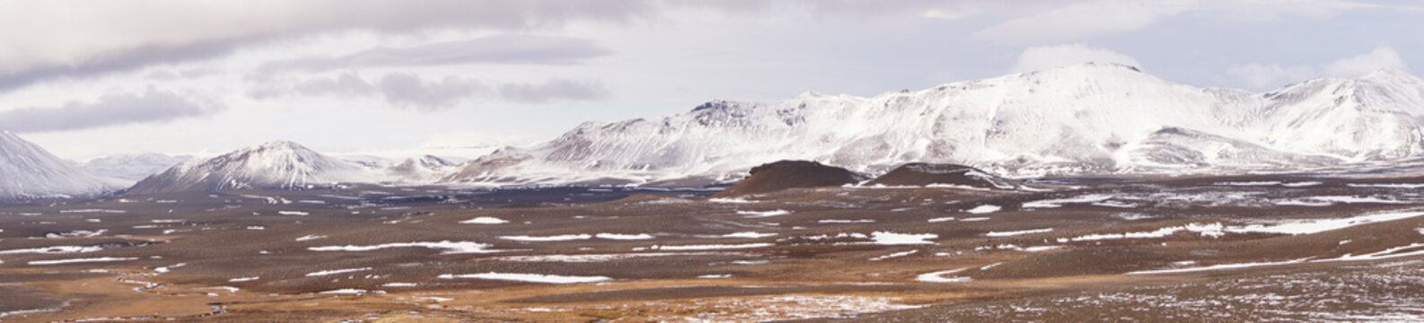 View from Road 1 East of Lake Myvatn, Iceland