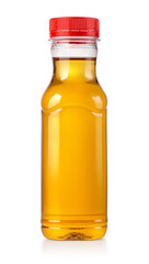 Apple juice in plastic bottle