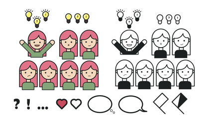 Iconos femeninos.