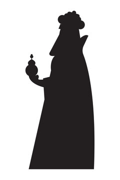 melchior wise man silhouette
