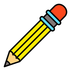 Pencil Filled Line Icon