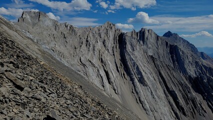 View towards Mist Mountain at Storm Mountain