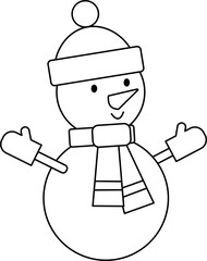 Cute snowman.