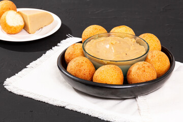 Fritters and custards Are Delicious Combinations Of Traditional Colombian Food.