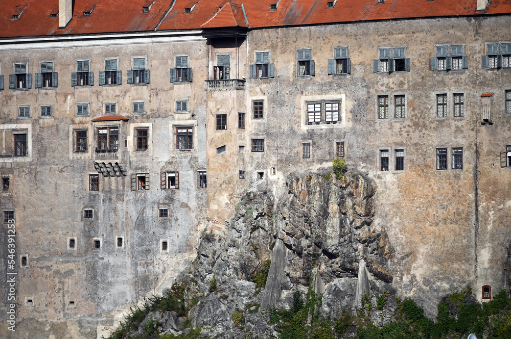 Canvas Prints walls of castle of cesky krumlov czech republic