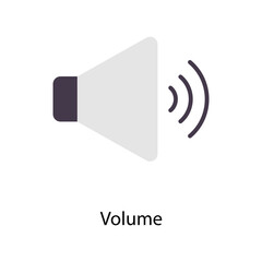 Volume vector Flat  Icons. Simple stock illustration