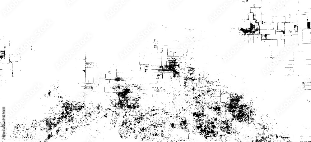Poster monochrome texture composed of irregular graphic elements. distressed uneven grunge background. abst