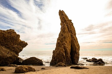 Rocks at the El Matador State Beach, Malibu, California