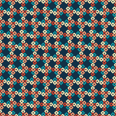Abstract cool squares design pattern