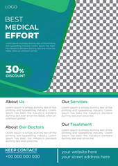 Medical effort Corporate Flyer Design for modern business