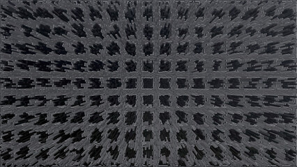 City blocks pattern 3D Illustration