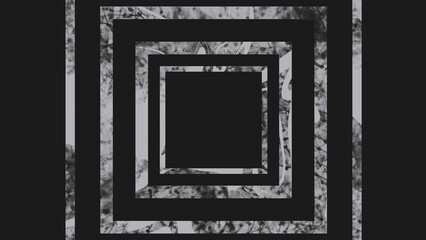 Abstract square tunnel background