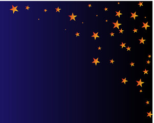 Star written calligraphic brush  star composition on colors background