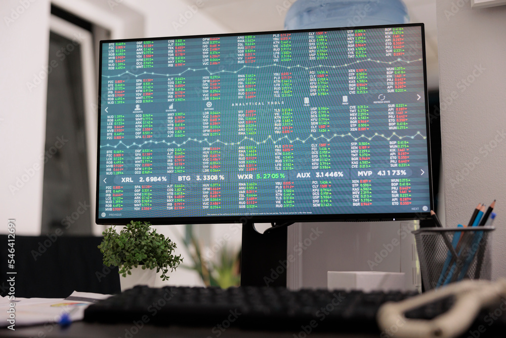 Poster graph analysis of stock market data using innovative computer software. the investment application d