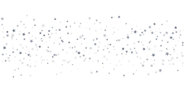 Glitter stars border on white background. Silver stars explosion. Glitter  elegant design elements. Magic decoration frame. Christmas texture. Vector  Stock Vector Image & Art - Alamy