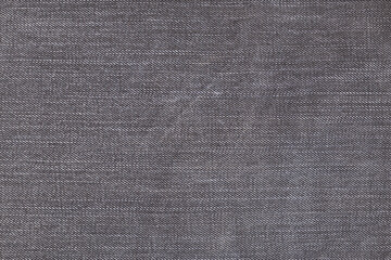 Fototapeta na wymiar A denium gray jean closeup, background with space for text. View of old jeans details. Denim background, texture
