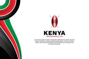 Fototapeta na wymiar Jamhuri Kenya Day Background Event
