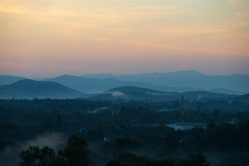 Fototapeta premium sunrise in the mountains