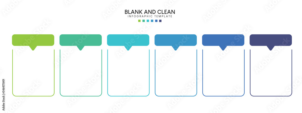 Poster blank and clean. steps business data visualization timeline process infographic template design