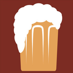 Drink beer vector