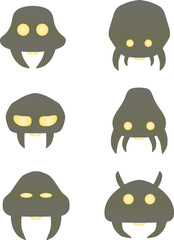 Ship Insects cartoon vector