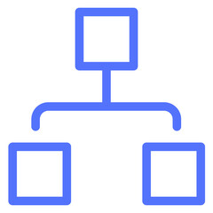 Hierarchy Management Marketing Organization Structure Icon