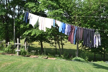 Clothes on the Clothesline