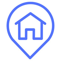 Home Location Map Icon