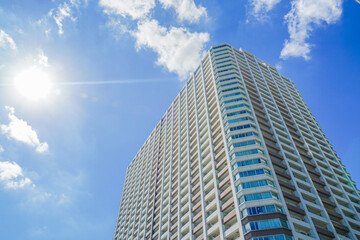 Obraz premium 有明の高層マンション群