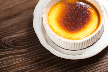 美味しそうなクレームブリュレ
