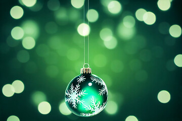 Fototapeta premium christmas background with christmas balls