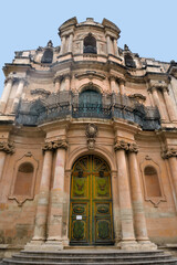 church of san giovanni evangelista in baroque style scicli sicily italy