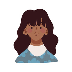 woman with long hair avatar