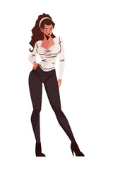 Fototapeta premium sexy woman character