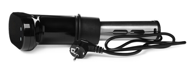 Thermal immersion circulator isolated on white. Sous vide cooker